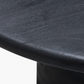 Koben Round Dining Table 60", Black