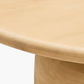 Koben Round Dining Table 60", Light Natural