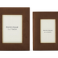 Tan Suede Photo Frame (Various Sizes)