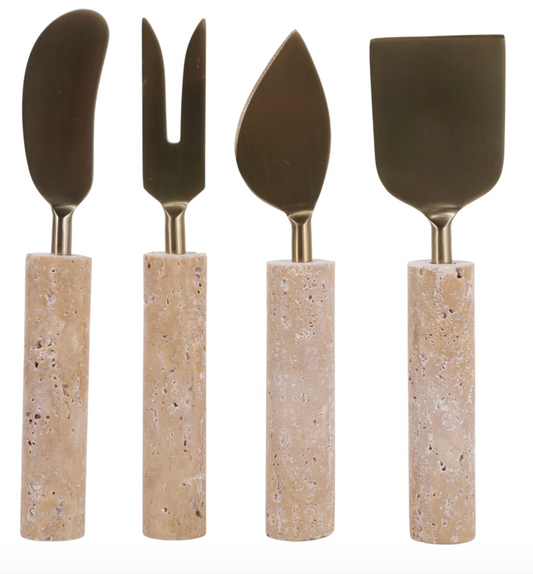 Barclay Park Travertine Serverware
