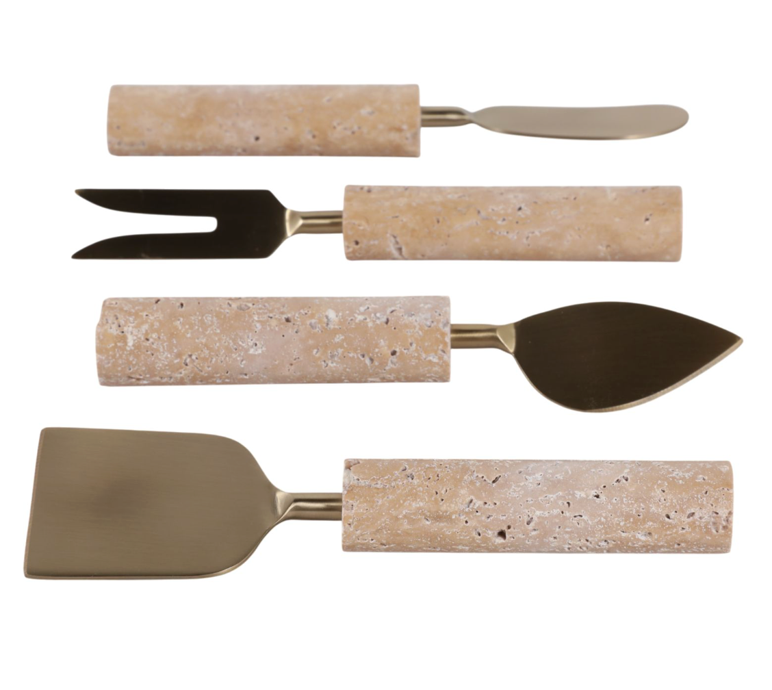 Barclay Park Travertine Serverware