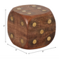 Antique Brown w/ Gold Dice