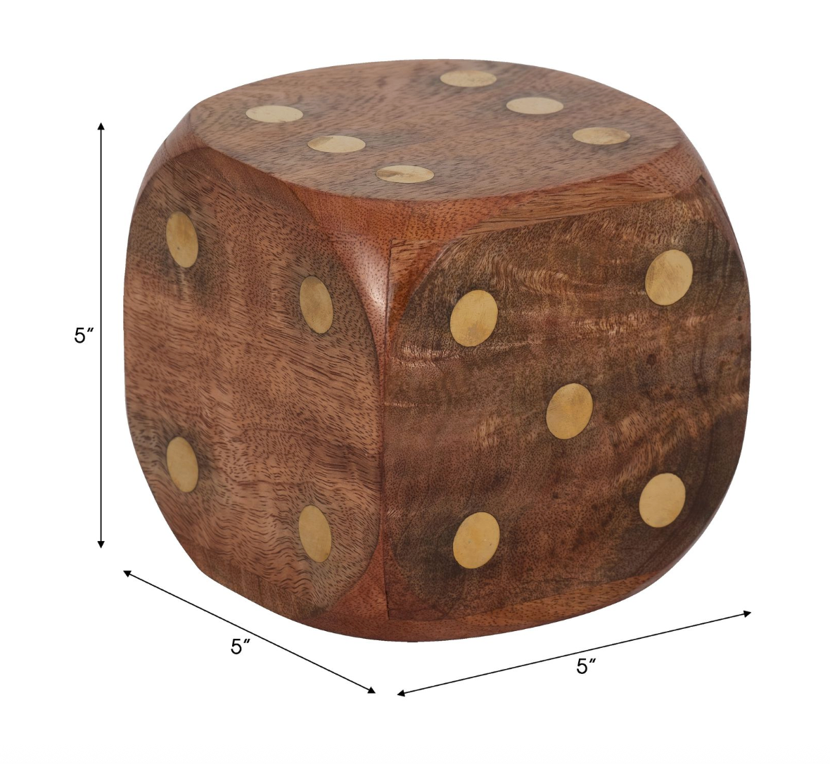 Antique Brown w/ Gold Dice