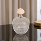Pink Stone Glass Jar, Large