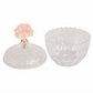 Pink Stone Glass Jar, Large
