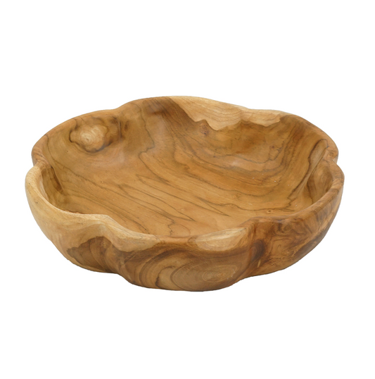 Teak Shallow Planter, Large