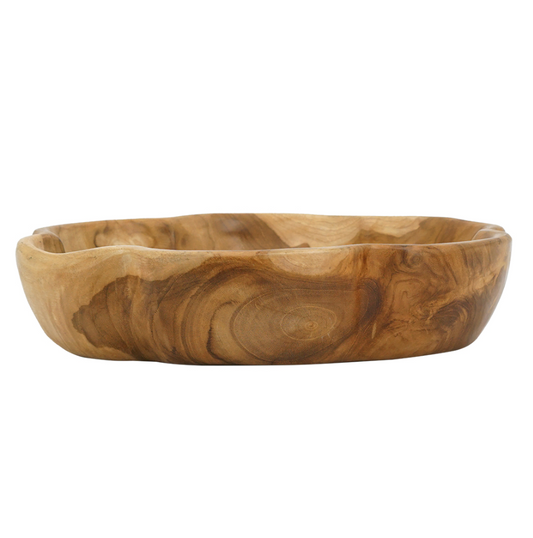 Teak Shallow Planter, Large
