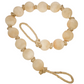 Frosted Beige Bead Garland