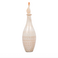 Ivory and Pink Glass Lidded Bottles (Various Sizes)