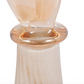 Ivory and Pink Glass Lidded Bottles (Various Sizes)
