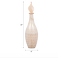 Ivory and Pink Glass Lidded Bottles (Various Sizes)