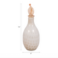 Ivory and Pink Glass Lidded Bottles (Various Sizes)