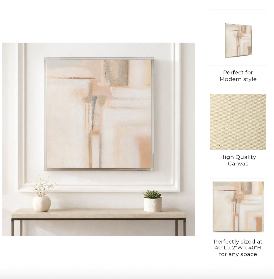 Paxtonely Arcylic Frame Wall Art
