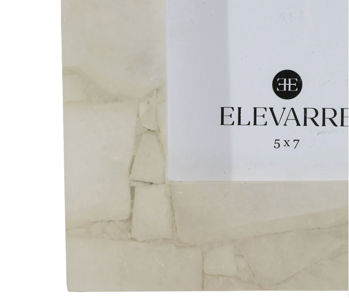 White Quartz Photo Frame (5x7)