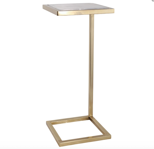 Selenite Accent/Drink Table