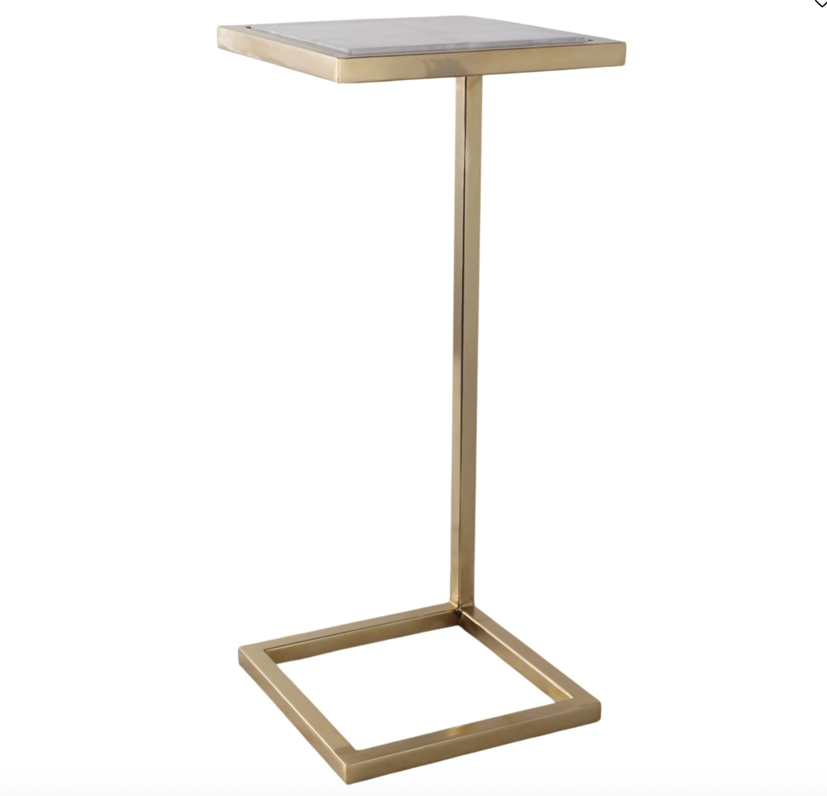 Selenite Accent/Drink Table