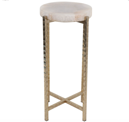 Eloise Agate Accent/Drink Table