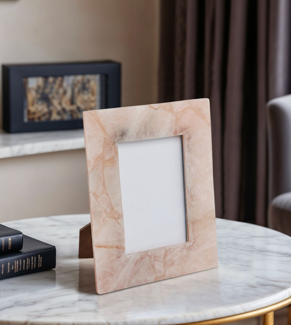 Pink Quartz Photo Frame