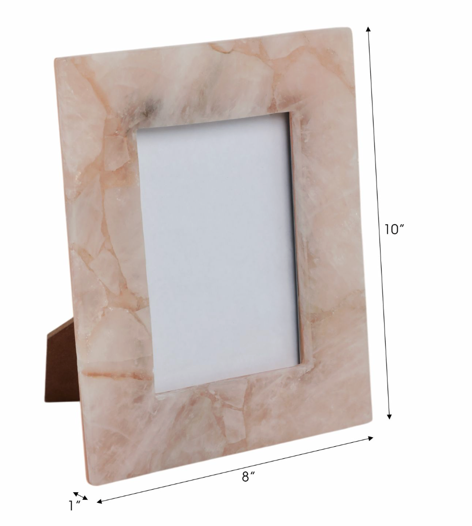Pink Quartz Photo Frame