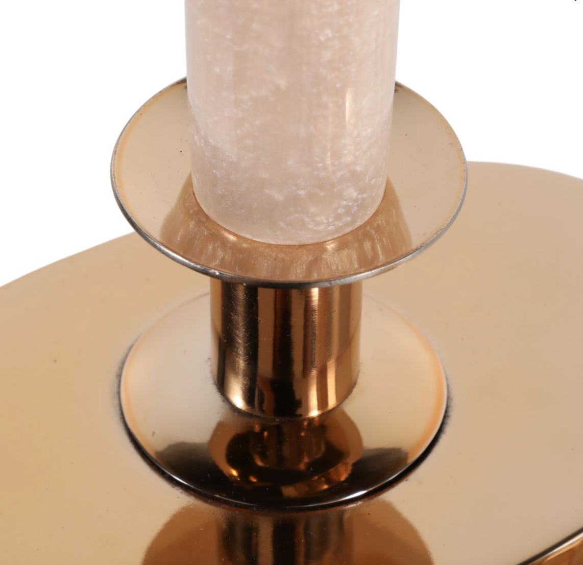 S/2 Castalie Gold Metal Bottles