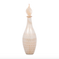 Ivory and Pink Glass Lidded Bottles (Various Sizes)