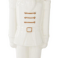 White Nutcracker Candleholder
