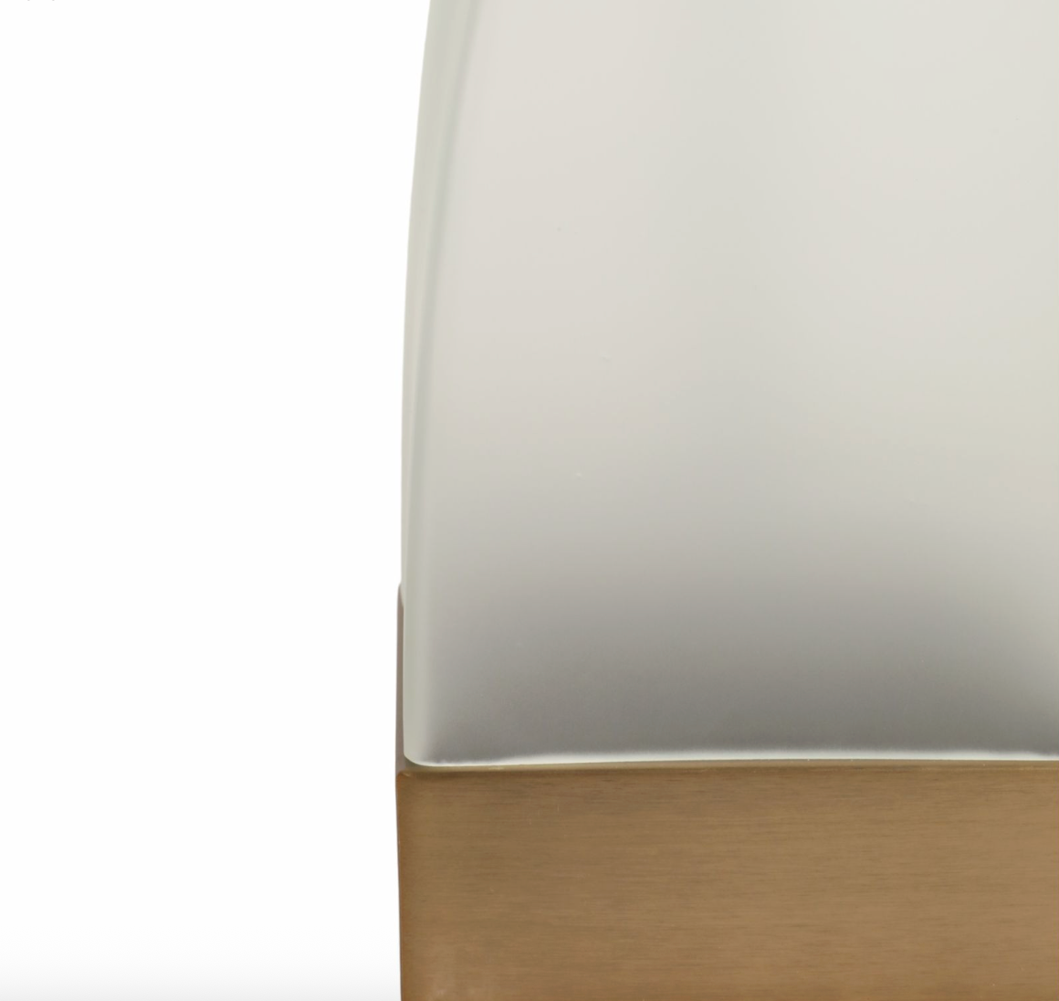 Jasper White Glass Table Lamp