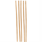 Brown Bamboo Wood Sticks, Set of 5