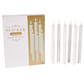 Set of 6 Wax Flameless Flickering Candles w/ Remote (Various Sizes)