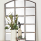 Arched Metal Framed Wall Mirror