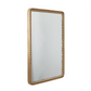Gold Beaded Rectangle Wall Mirror