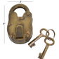 Brass Metal Lock & Key, Small