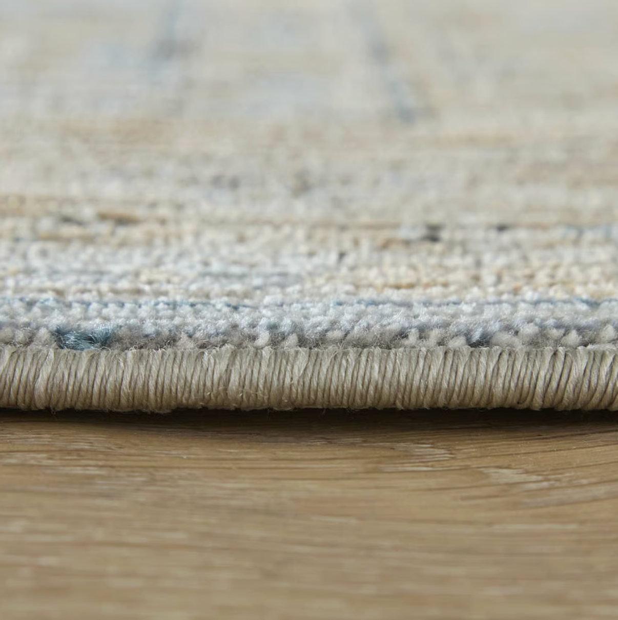 Augustine Rug, Blue/Beige (Various Sizes)