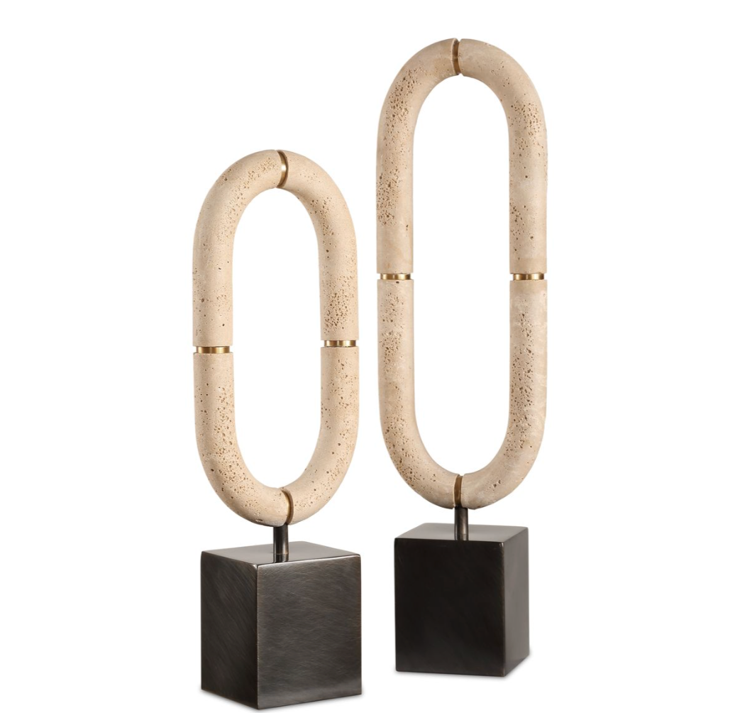 Oval Fusion Rings, Set of 2