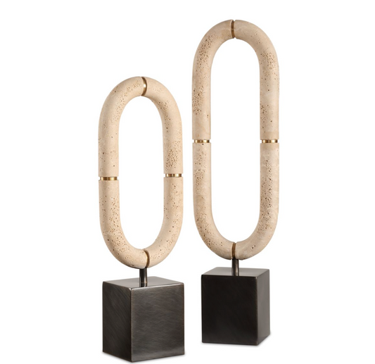 Oval Fusion Rings, Set of 2