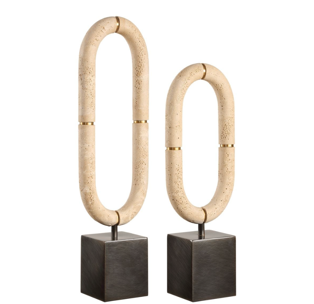 Oval Fusion Rings, Set of 2