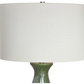 Colestin Green Glass Table Lamp