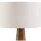 McCaffrey Burl Wood Table Lamp