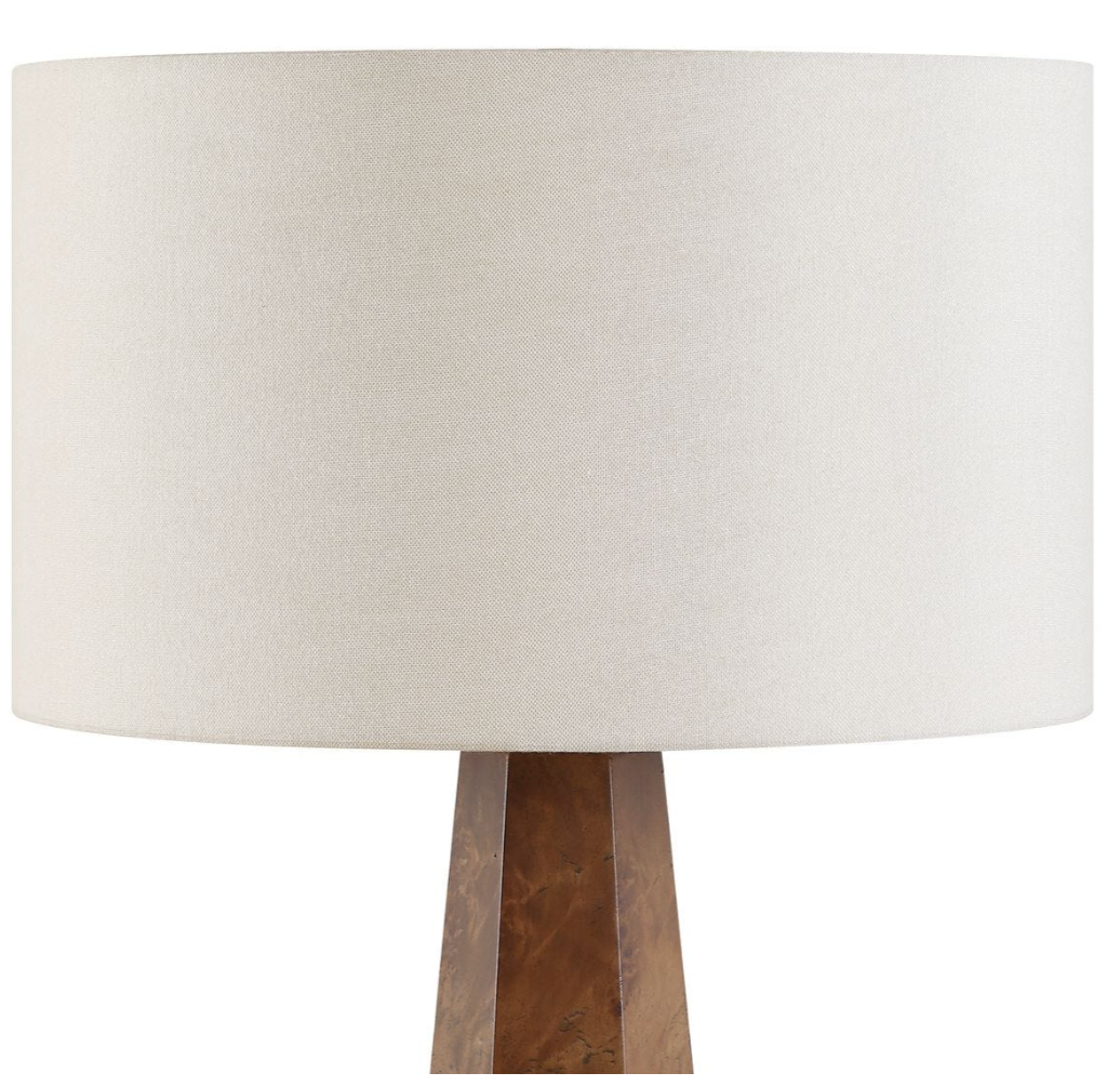 McCaffrey Burl Wood Table Lamp