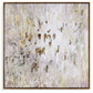 Golden Raindrops Hand Painted Canvas