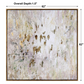 Golden Raindrops Hand Painted Canvas