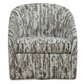 Patterned armchair on a white background