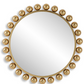 Leila Beaded Gold Mirror