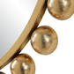 Leila Beaded Gold Mirror