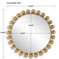 Leila Beaded Gold Mirror