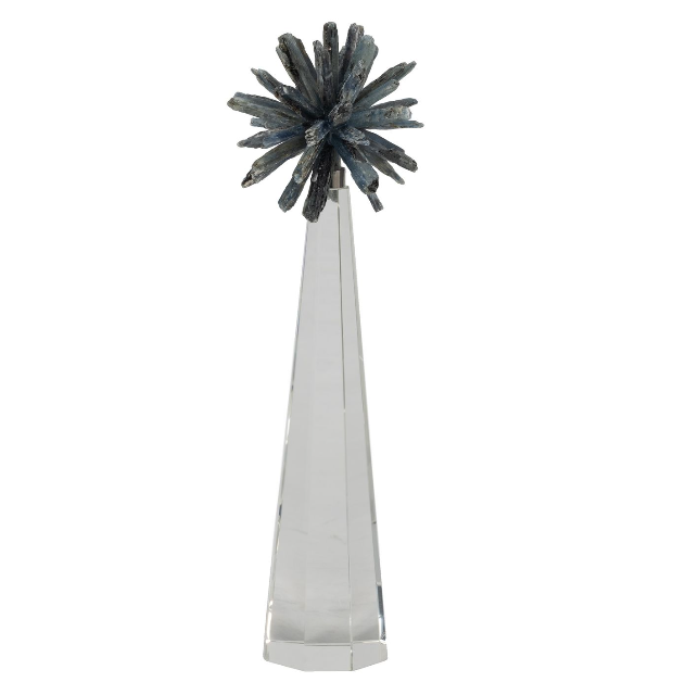 Clara Large Blue Crystal Statuary