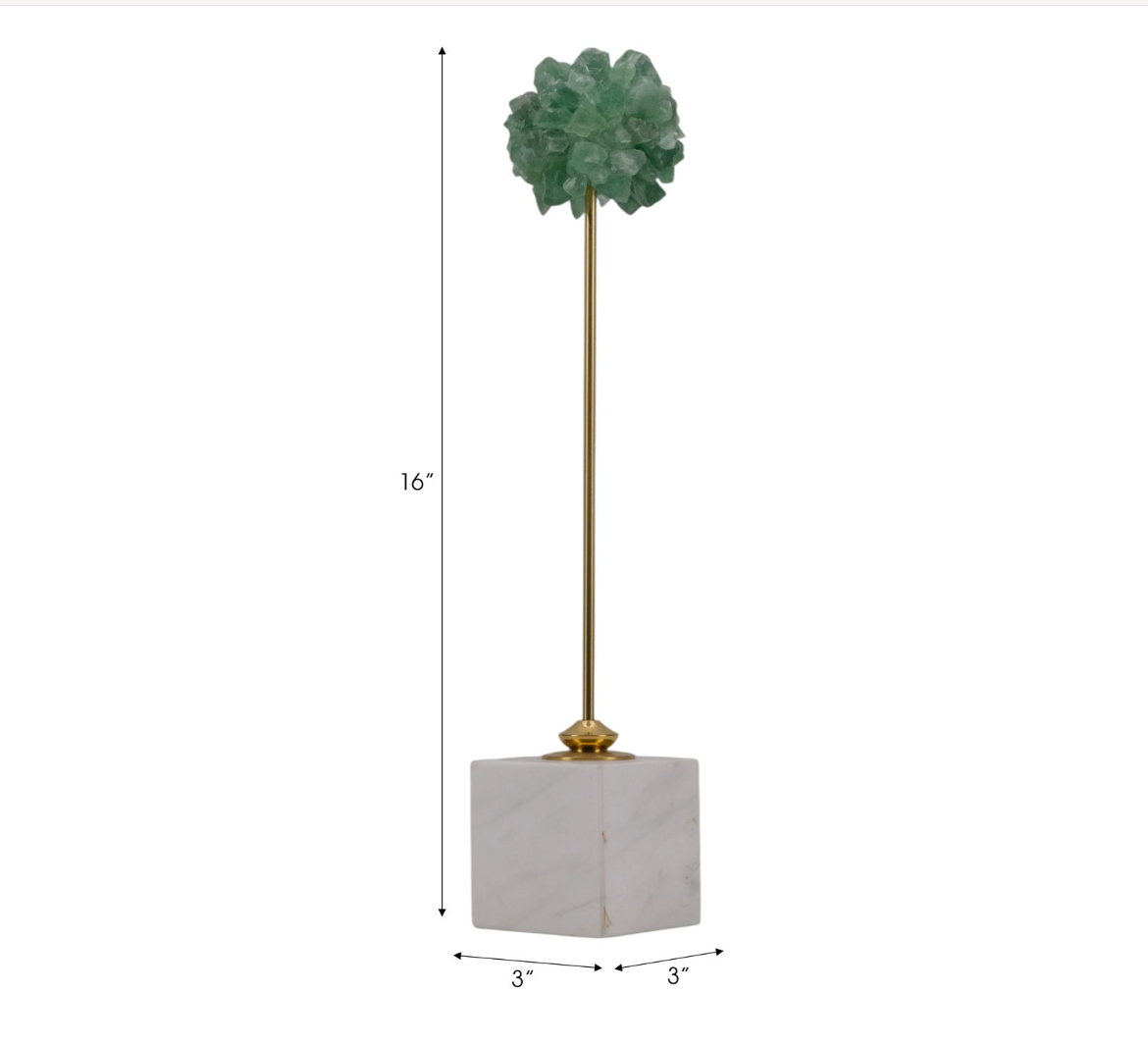 Green Stone Orb Statuary
