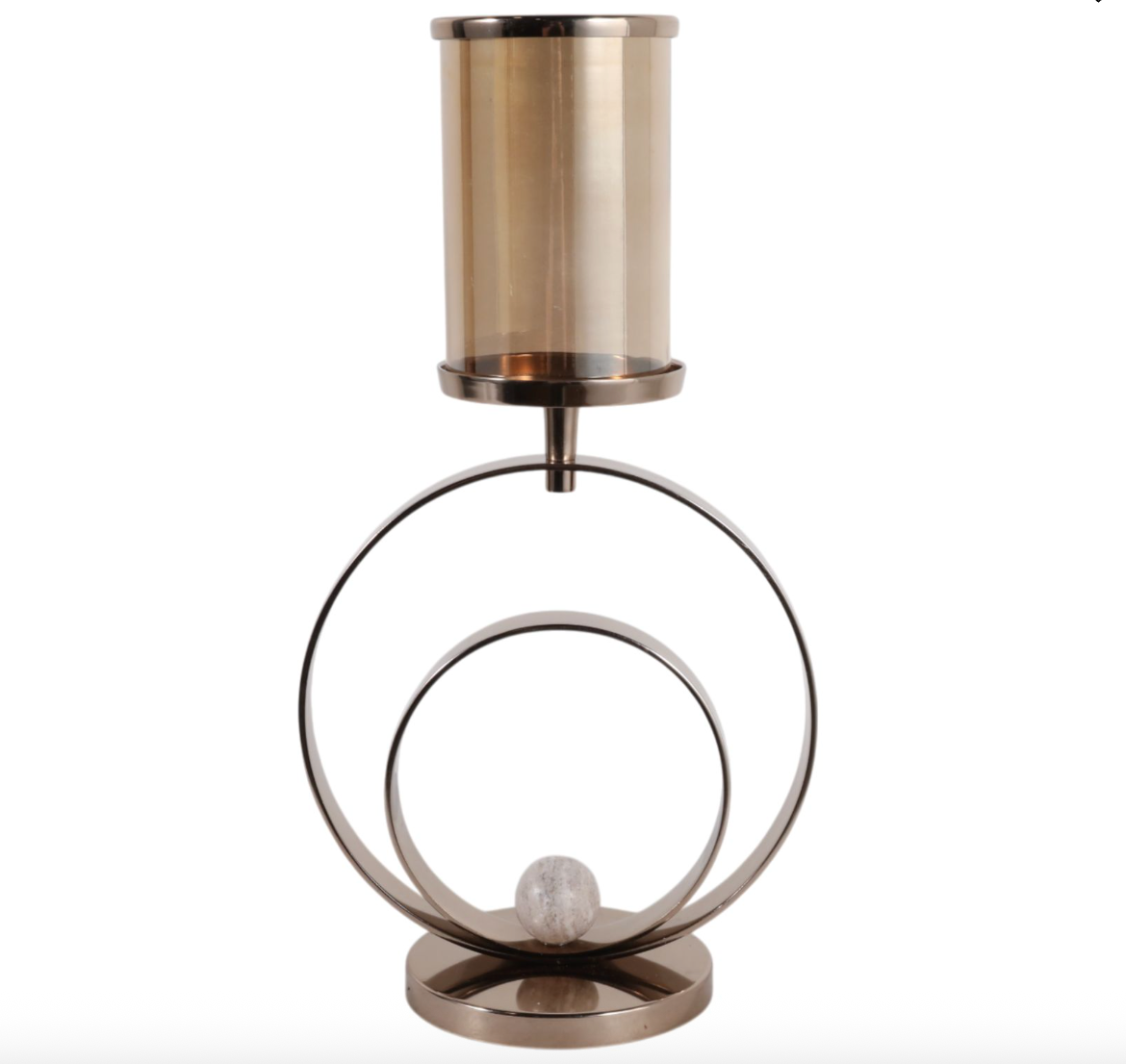 Bronze and Glass Hurricanes (Various Sizes)