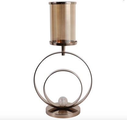 Bronze and Glass Hurricanes (Various Sizes)