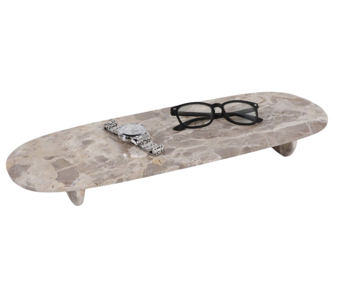 Tiro Brown Marble Tray